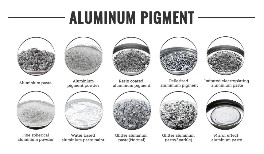 Leafing Aluminum Material Metallic Aluminum Pigment Paste
